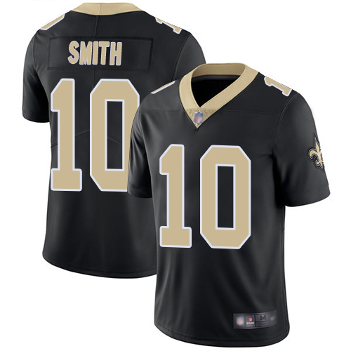 Men New Orleans Saints Limited Black Tre Quan Smith Home Jersey NFL Football #10 Vapor Untouchable Jersey